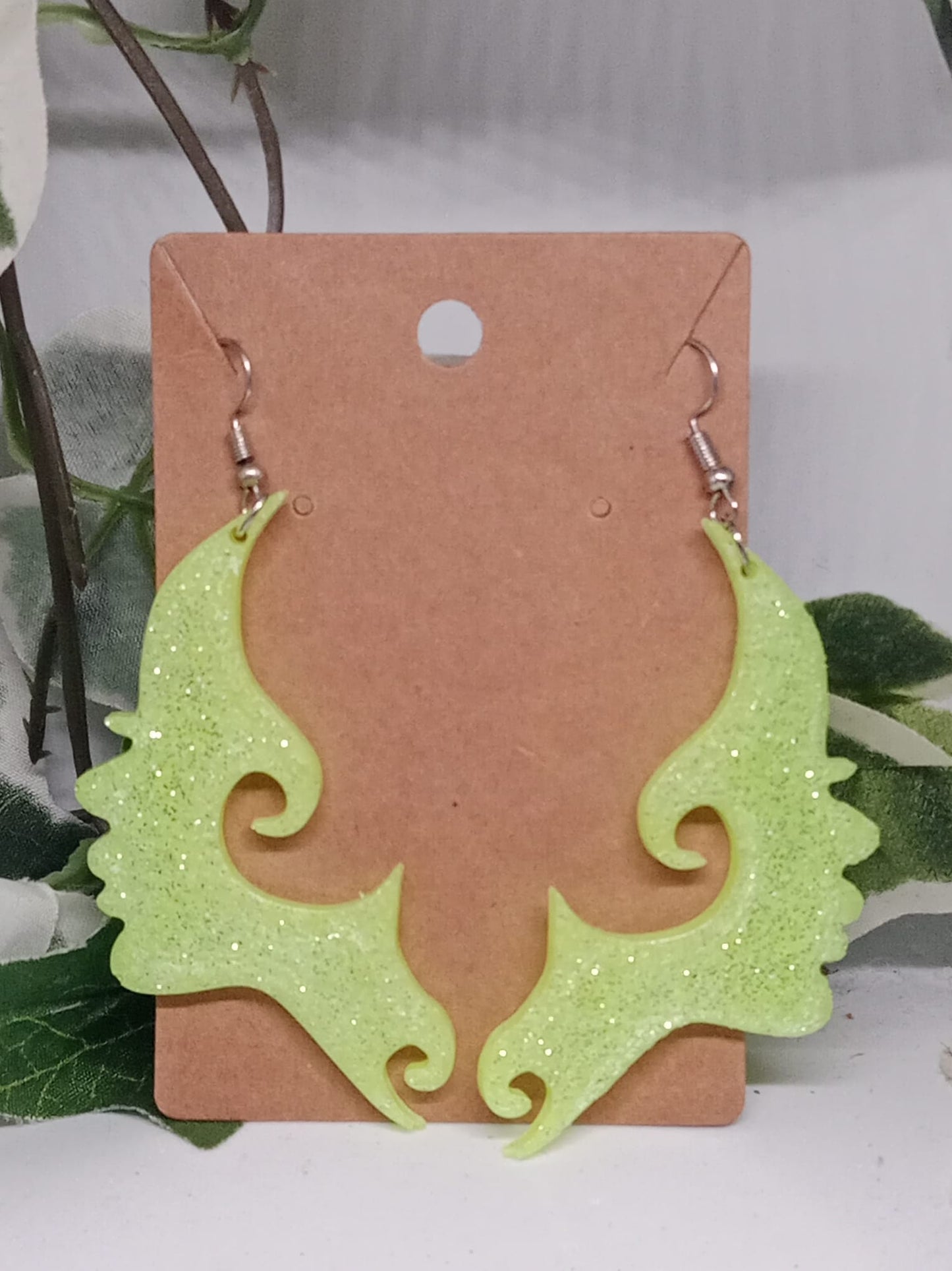 Boucle d'oreilles visages