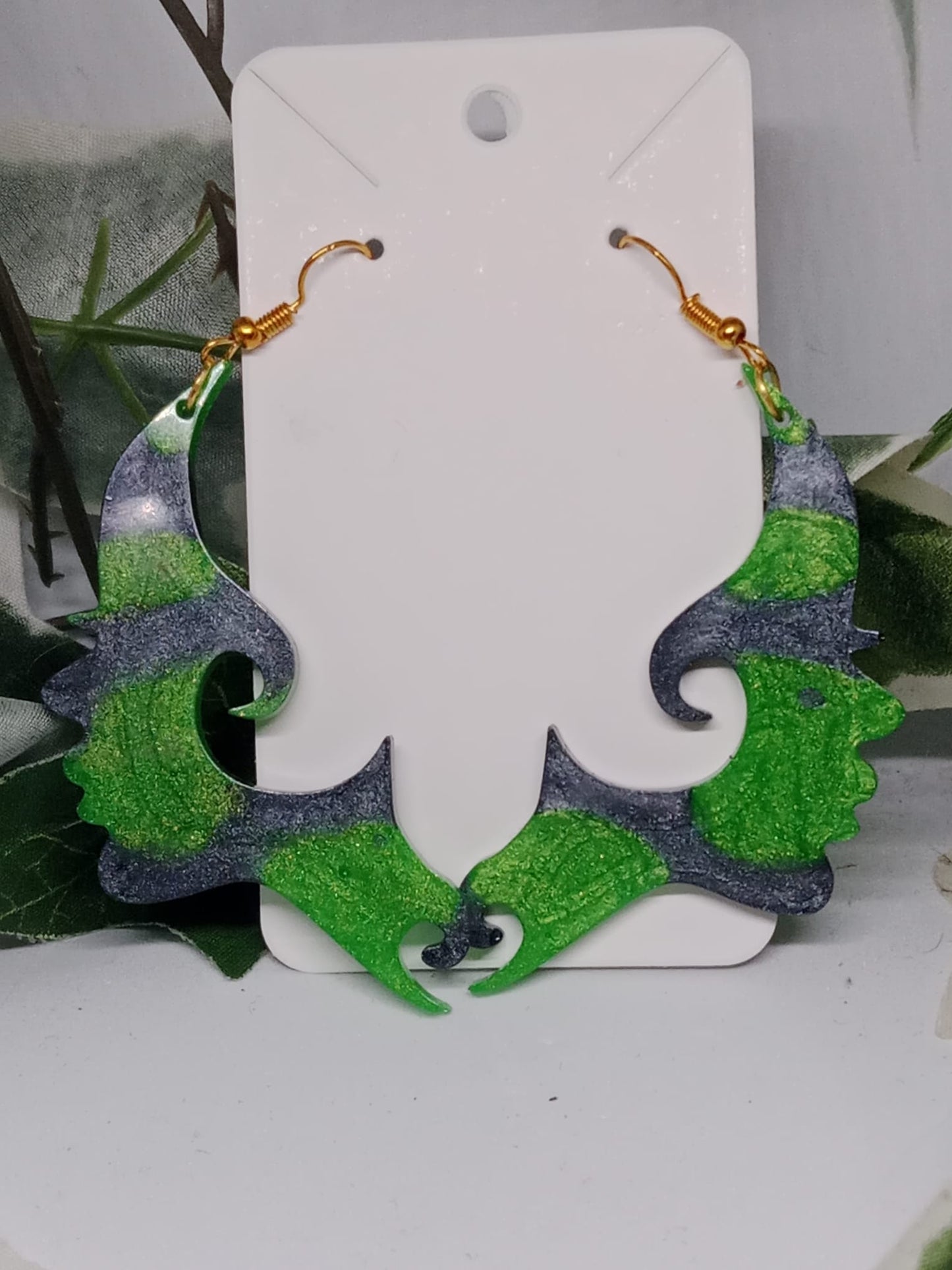 Boucle d'oreilles visages